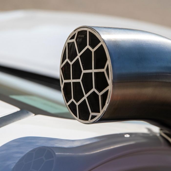 011ASP0120A Airtec Snorkel Stainless Steel Black Powder Coat