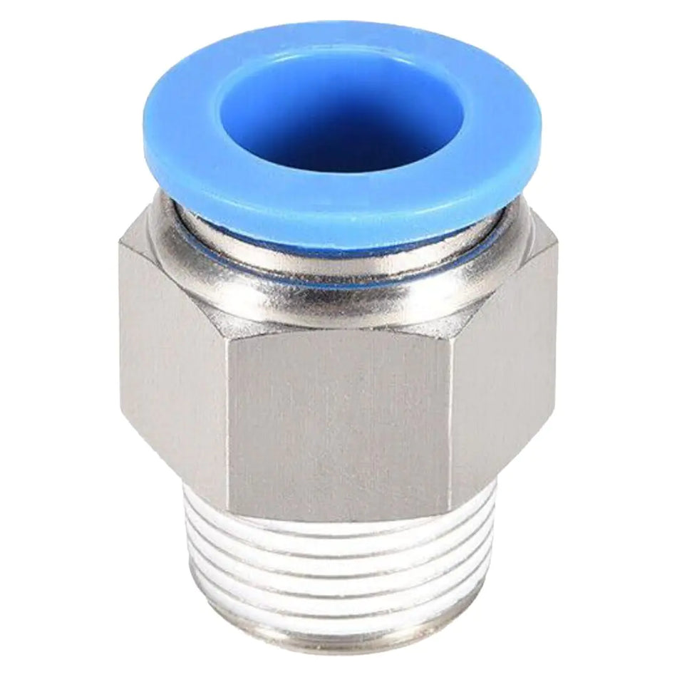 013COMPSMPF - TJM MALE 1/4" BSPT - 12MM OD PUSH-IN FITTING
