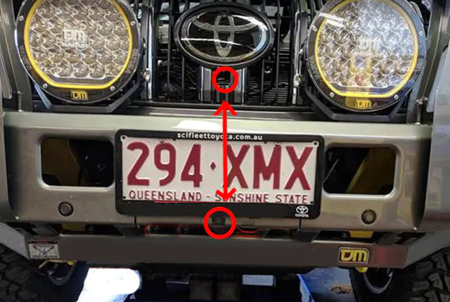 076SKITB88O, TJM CAMERA RELOCATION KIT SUIT OUTBACK BUMPER